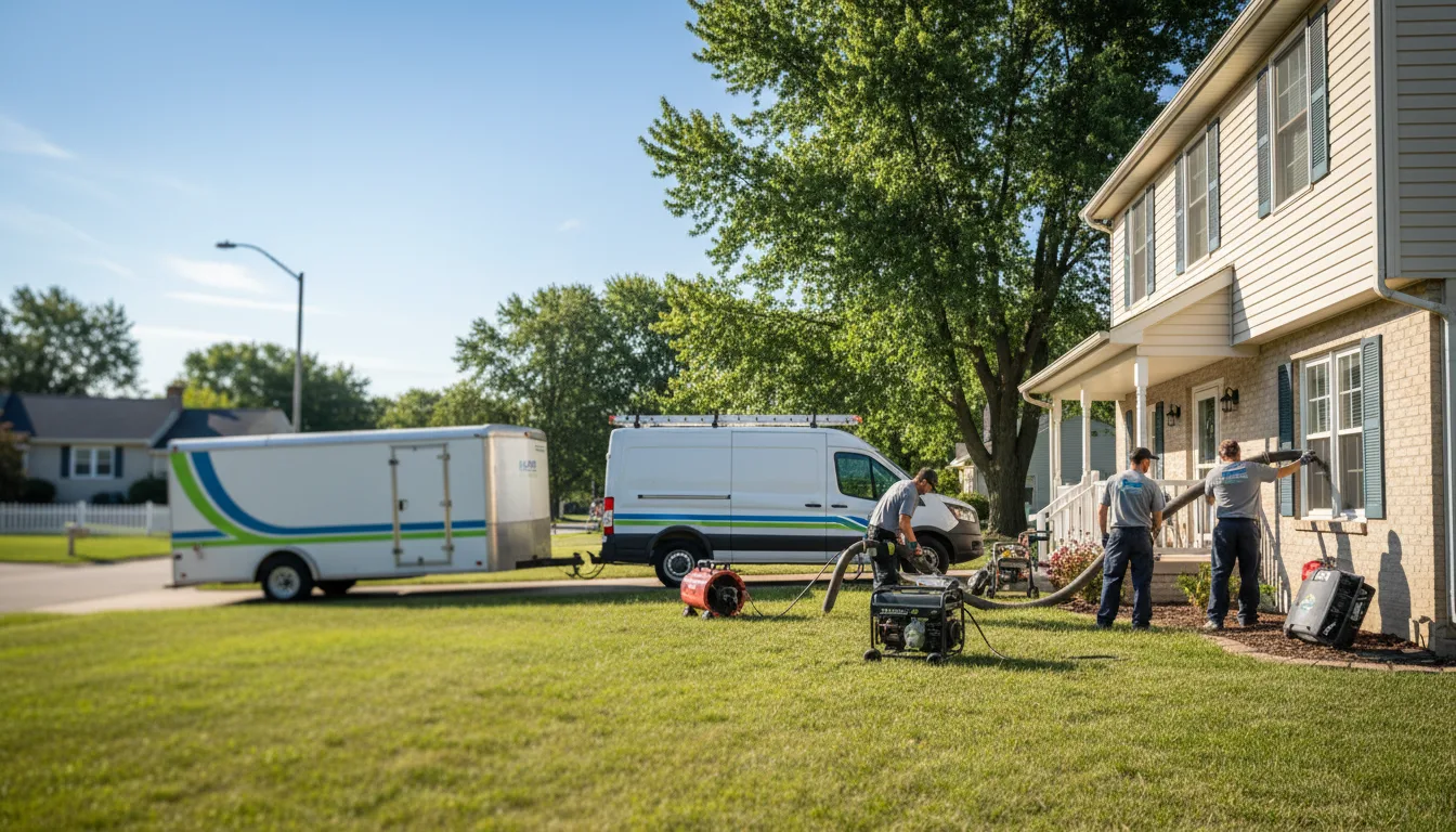 Flooded Basement Restoration And Cleanup With Repair in Olmsted Falls, OH near me